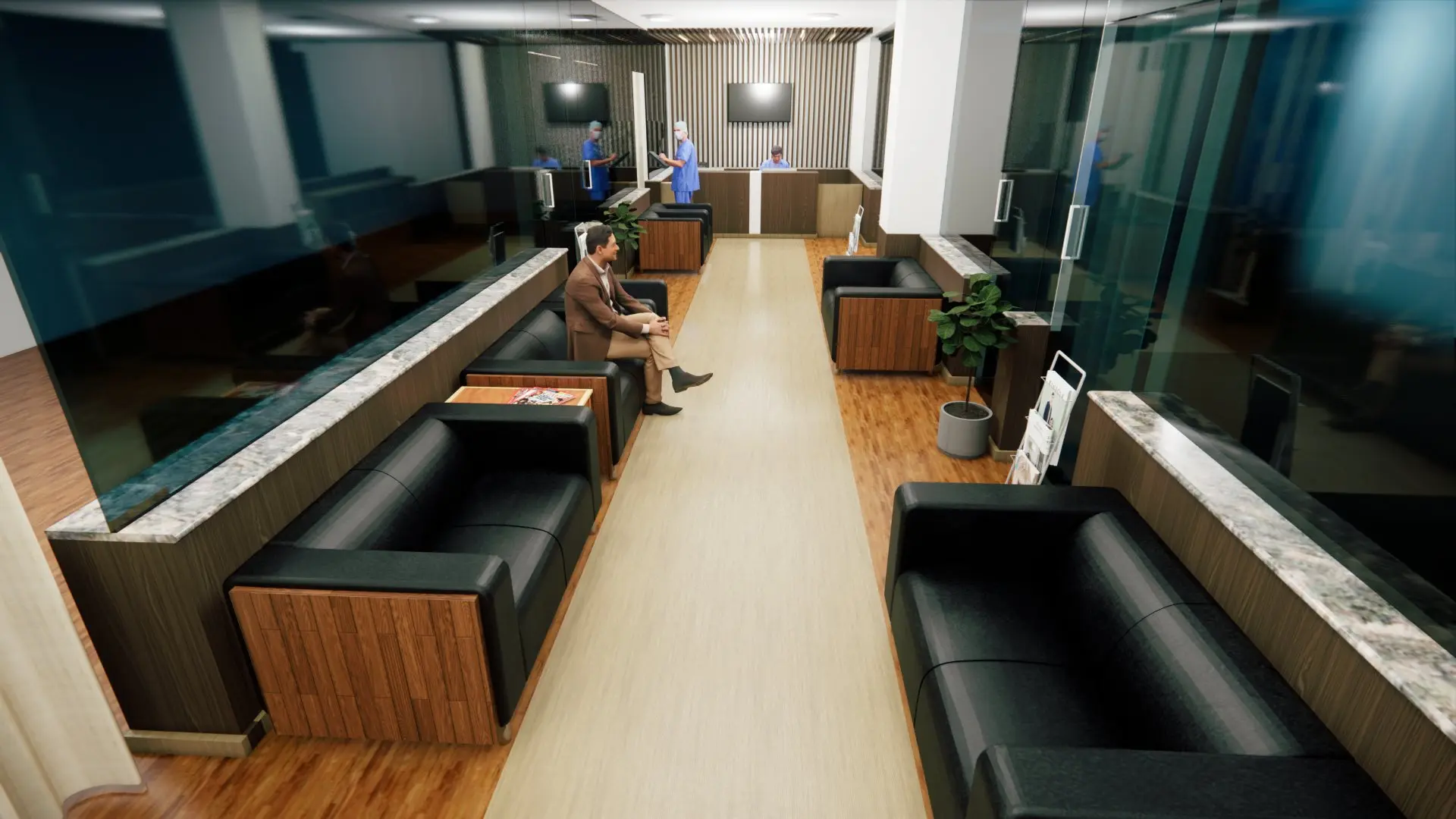 Dermatology clinic interior design and space planning